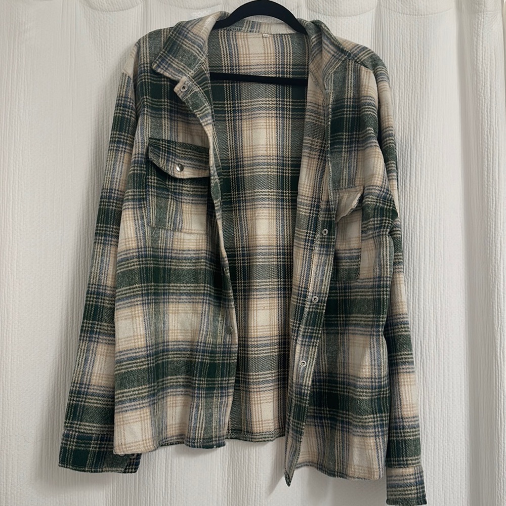 Super soft flannel like shacket